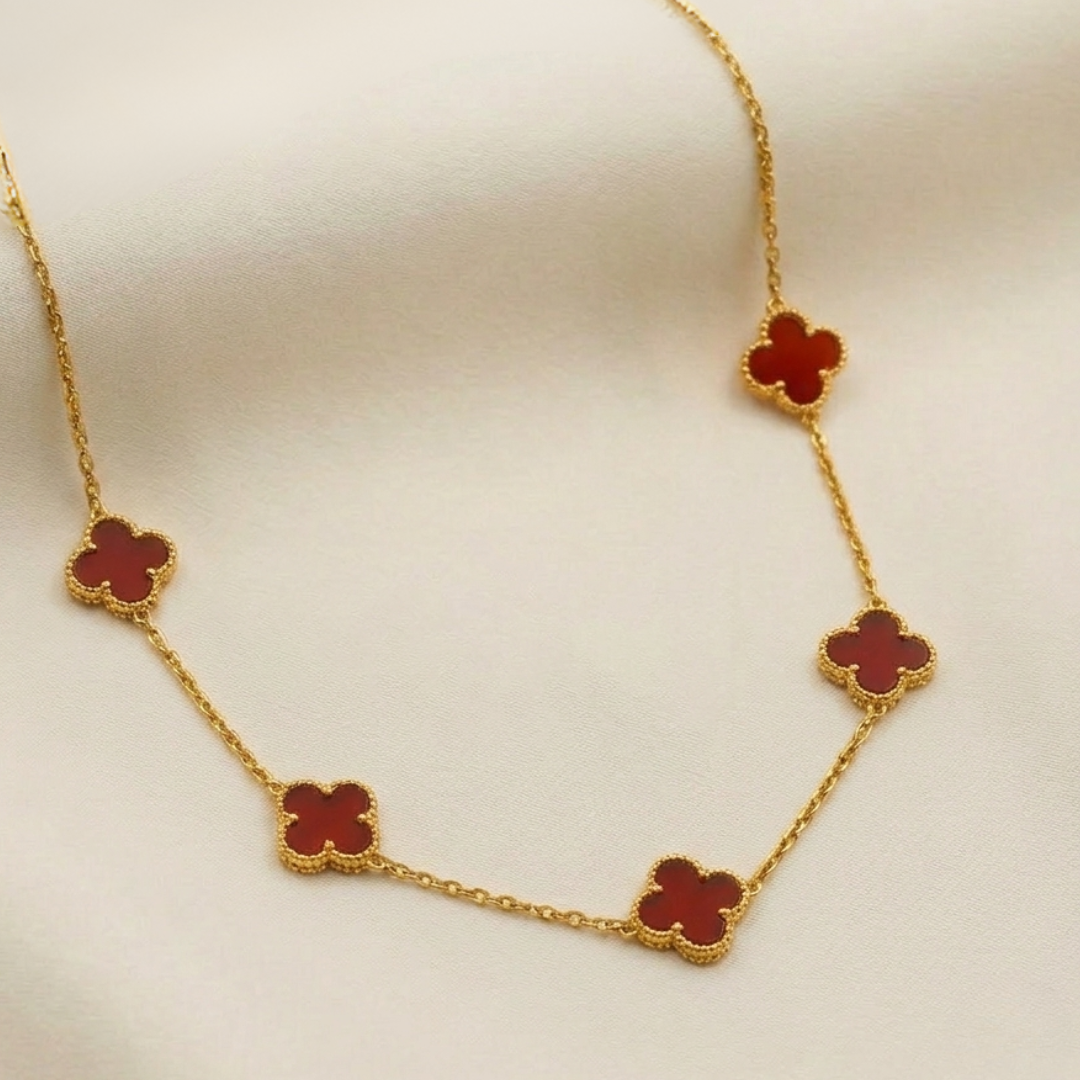 Cadena Trebol Rojo