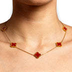 Cadena Trebol Rojo